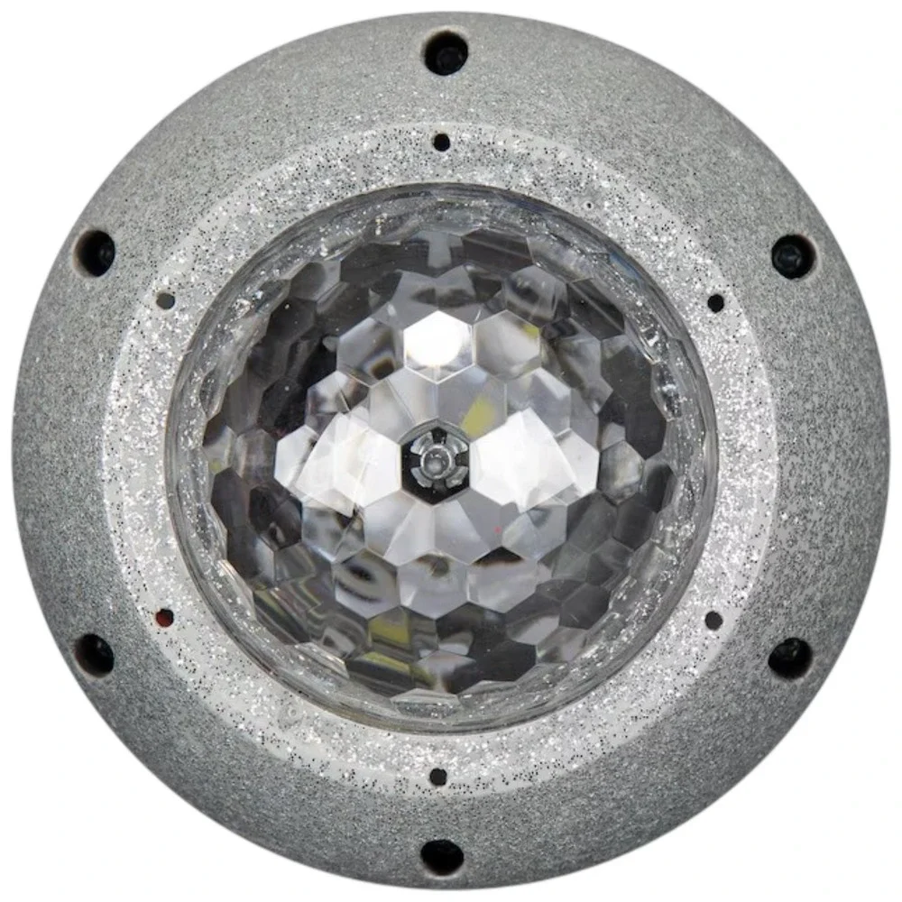 Gemmy Kaleidoscope LED Lightshow Hanging Projection Christmas Ornament White NEW